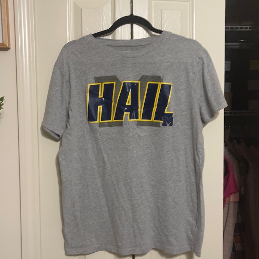 Grey Michigan Shirt! Worn once.